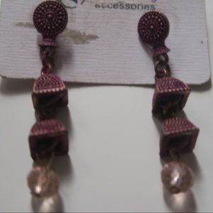 Purple earring